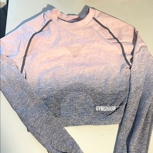 Gymshark long-sleeve crop top